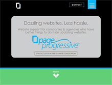 Tablet Screenshot of pageprogressive.com